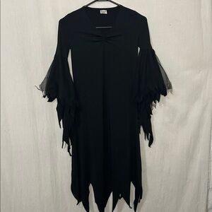 Spirit Black Sheer Sleeve Costum Dress size S (kids)